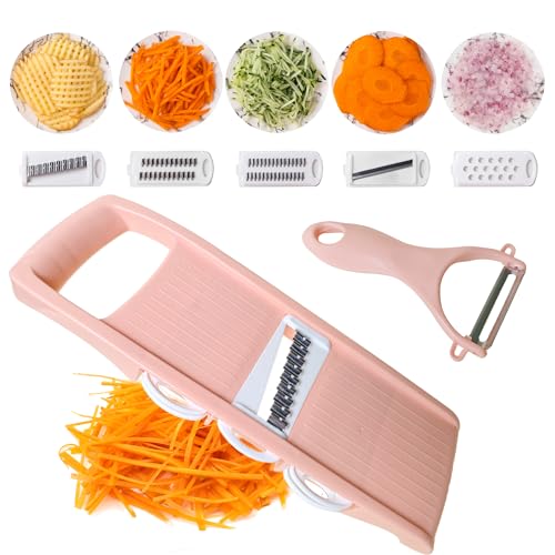 Mandoline Slicer for Kitchen 7-in-1 Mandoline Food Slicer by Nbguigdstr - Used condition - US$7.51
