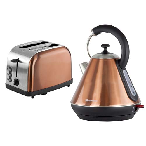SQ Professional Gems Breakfast Set 2pc Kettle 2200W - 2 Slice Toaster 900W (Axinite)