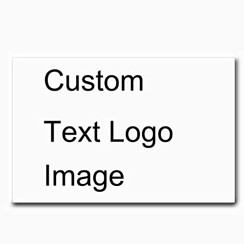 500 Pcs Custom Stickers Self-Adhesive Customized Stickers Labels for Business Christmas Gift Text Image Logo Personalized Stickers, 1x1.5 2x3 3x4 Rectangle Decal Sign