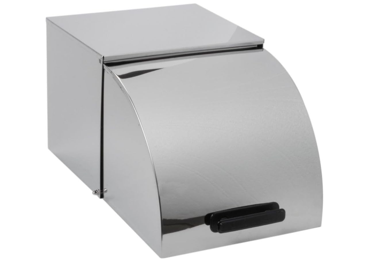 Soro Essentials- Stainless Steel Square Back Roll Top Cover with Handle- Fits 12” x 20