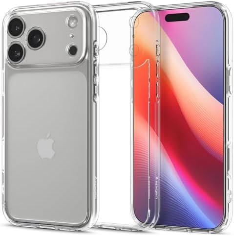 （23:30時点） Spigen iPhone 18 Pro / 17 Pro ケース 米軍MIL規格 クリア 透明 耐衝撃 ウルトラ・ハイブリッド（クリスタル・クリア）