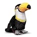 Tobar-Tobar-37249-Peluche Toucan, Animigos World of Nature, 37249, Noir