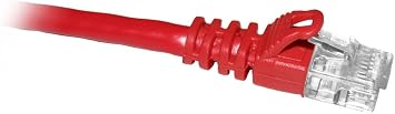 Ergotech ENET Components, Inc. 15FT CAT6 RED Boot Patch Cable