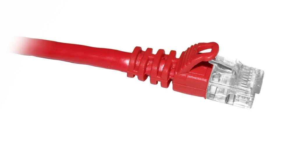 ENET Components, Inc. 6IN CAT6 RED Boot Patch Cable