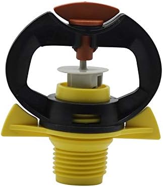 Botanical Garden Lawn Nozzle 1/2" Rotary Hanging Mist Nozzle Agriculture Greenhouse Sprinkler Irrigation 360 Degree Garden Sprinkler Watering 40 Pcs (Color : Yellow)