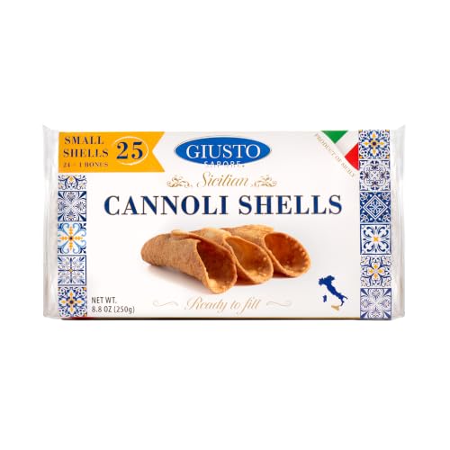 Giusto Sapore Small Sicilian Cannoli Shells – Crisp Ready-to-Fill Italian