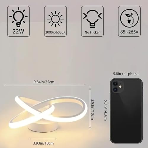 Image of Modern Dimmable LED Ceiling Light | Flush Mount Black Fixture with 3 Color Modes | Adjustable Brightness for Bedroom, Living Room & Dining Room (Ceiling Light (802))