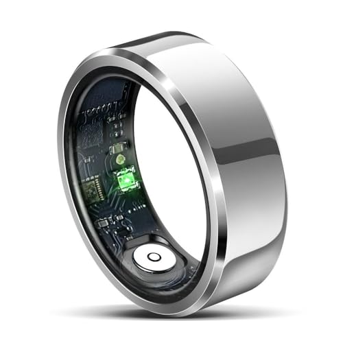 Smart Ring for Women & Men, Fitness Tracker With Step Counter, Calorie Tracking & 7 Sportlägen, IP68 Vattenförsvarsaktivitet Ring med Familjens Hälsodatdelning (11#)