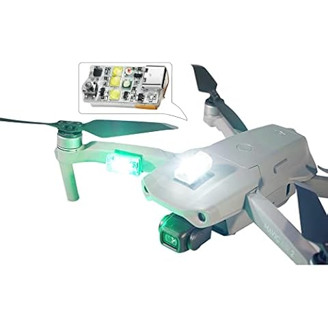 VIFLY Drone Strobe Light, Anti Collision Light for FAA Drone Night Flying, Fits DJI Mini 3 Pro/Mini 4 Pro/Mini 2/Mini SE/Air 3/Air 2S/Mavic 3/Mavic 2 (1pc Pack) Cover