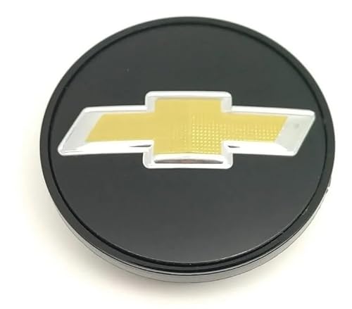 Kit 4 Calotinha Central Miolo De Roda Original Gm Preto 56mm