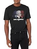 KARL LAGERFELD Paris Herren Lm2g2390-blk-xx-large T-Shirt, Schwarz, XX-Large