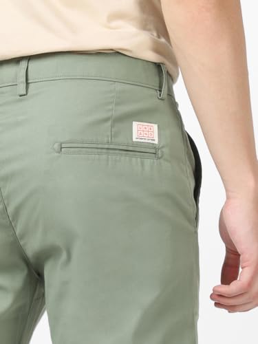 Image of Urbano Fashion Men's Cotton Light Weight Non-Stretch Slim Fit Casual Trousers