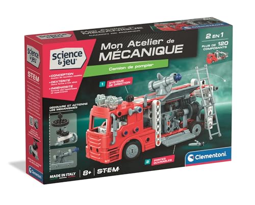 Science & Jeu : Mon atelier de mécanique : Camion de pompier Clementoni Jeux - vue 7