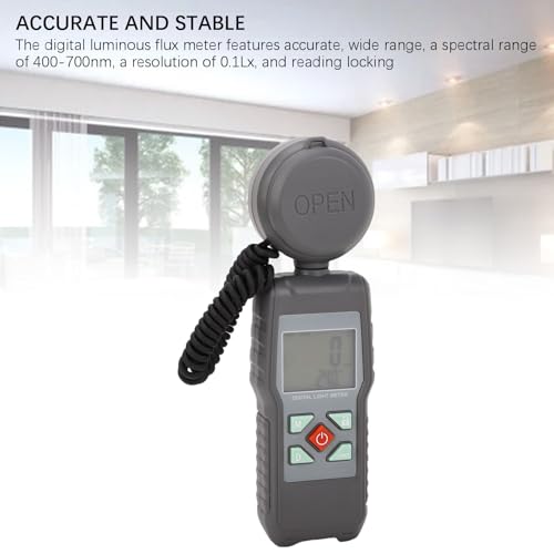 Fotómetro digital medidor de iluminación de 200000lx para hoteles 3