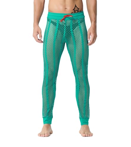Pantalon résille homme avec cordon de serrage ajusté JINSHI