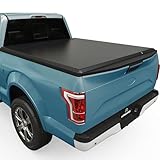 AUTOSAVER88 Soft Tri-fold Truck Bed Tonneau Cover Compatible with 2015-2024 Ford F-150 F150 (Excl. Raptor Series) 5.5ft Bed