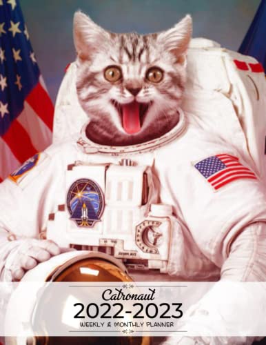 Catronaut Planner: 48-Week Routine Builder & Monthly Wellness Organizer With 125+ Pages Featuring High Quality Pictures Of Catronaut To Create Your Own Tracker