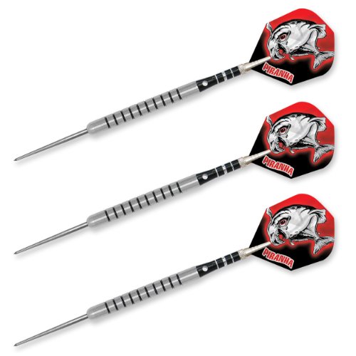 Dart World Razor Grip Piranha Steel Tip Dart, 22Gm #TOP14
