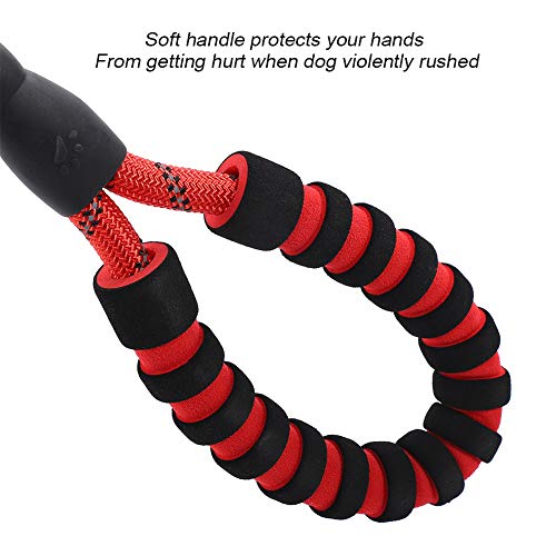 Junlucki Corda antiderrapante para puxar, corda de tração, confortável para fornecimento de cães de