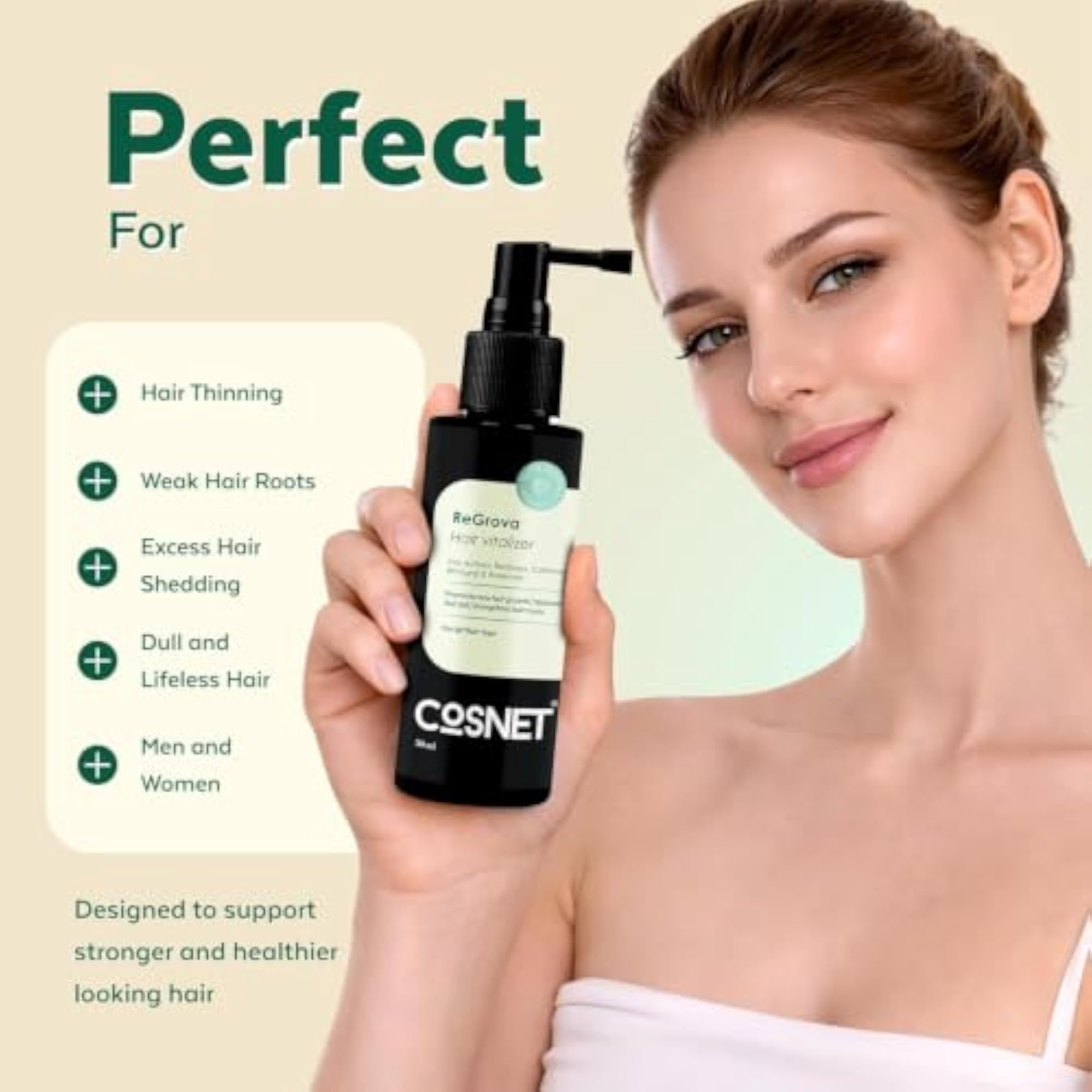 ReGrova Vitalizer, Lightweight Daily Scalp Care Formula