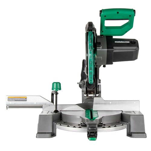 image for Metabo HPT 10-Inch Compound Miter Saw, Xact Cut LED Shadow Line System