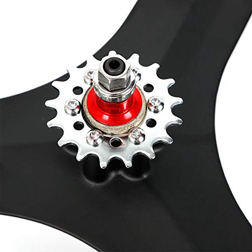 image for DYRABREST 700C Fixed Gear Wheels, 3 Spoke Rim Single Speed Front Rear 