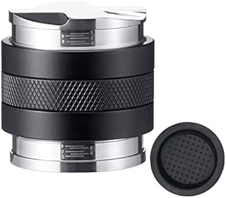 Coffee Distributor/Tamper Coffee Leveler/Tamper Adjustable Depth Coffee Distributor Stainless Steel Espresso Tamper/Leveler Double-Head Coffee Distributor/Tamper 53mm Distributor/Tamper