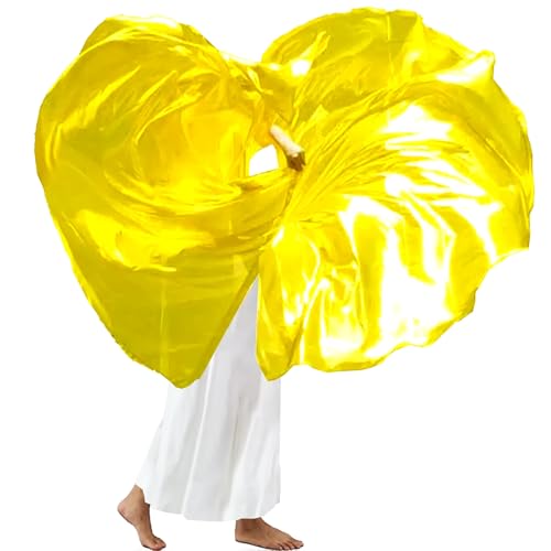 Drapeau metallique flexible en plumes pour danse de louange et culte