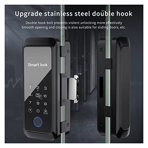 Serrure intelligente verre RFID premium finition B2 Tuya - 8