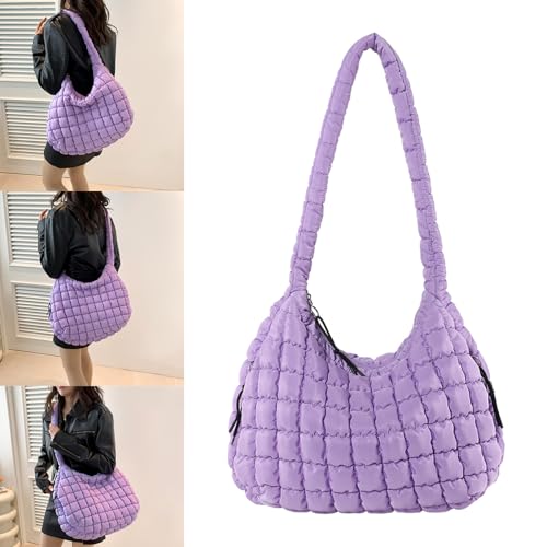 Sac à bandoulière moderne plissé en nylon résistant et tendance