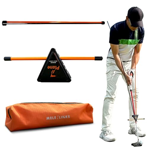 MELE LINKS 2 in 1 Golf Training Aid | Teaches Proper Impact & Swing Plane | Golf Putting Training Aid | Golf Chipping Practice Aid