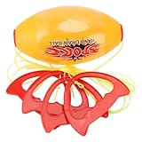 ZASCHMOY Pull Shuttle Ball, Jumbo Speed ​​Ball con Corda Flessibile e Manico Ergonomico, per 2 Giocatori Gioco di Sport All'aperto per Interni Bambini Adulti Divertimento in Famiglia (Stile Piatto)