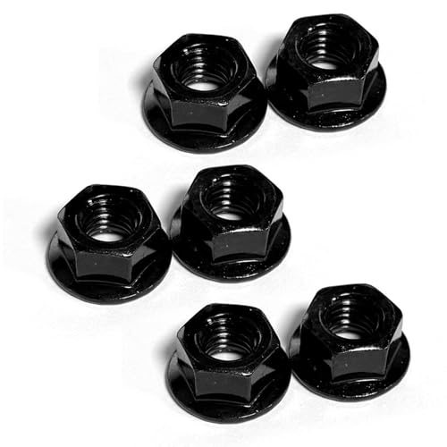 Sink Tap Back Nuts - ShiningUU Pack of 6 Durable ABS Plastic Bathroom Tap Accessories, Kitchen Tap Flange Nuts for High Strength Plumbing Fittings, Basin Taps & Mixers Home Accessories