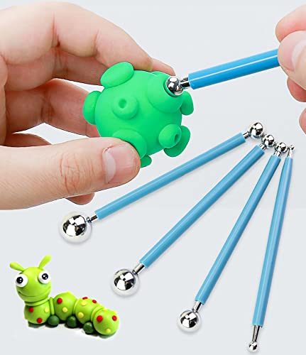 37Pcs Pottery Clay Sculpting Tools Polymer Clay Tools, Wood Carving Tools Pottery Clay Modelling Tools Double-Ended For Sculpture Modelling Clay Polymer Ceramic Embossing With Storage Case #TOP6