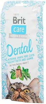Brit Care Functional Snack, For Healthy Teeth And Gums, Grain Free, Functional Cat Award, 50 g