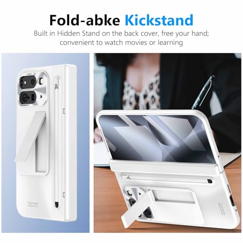 Étui pliable pour Google Pixel 10 Pro antichoc avec béquille et stylet