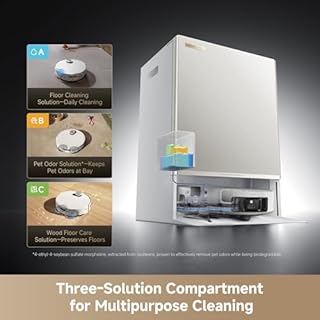 dreame Matrix10 Ultra Robot Vacuum, Multi-Mop Switching, 8cm Obstacle Clearing, 30,000Pa Suction, Self Empty&Refill, Mop Self-Cleaning, 100% Detangling, 240+ Obstacle Avoidance, Voice Control