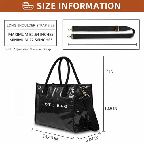 Bolso tote para mujer impermeable para playa y viaje miniatura 5