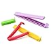 38 PCS Colorful Chip Clips - 4 Sizes Good Sealing Bag Clips for Food Snack Storage, Keeps Coffee, Bread, Cookies Fresh (6.3