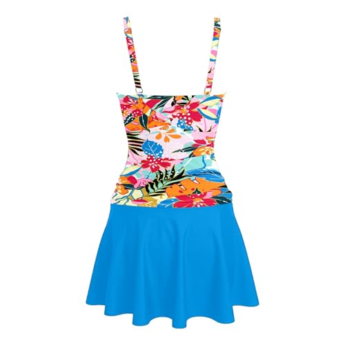 Tankini ventre plat grande taille résout le manque de maintien avec ses bonnets push up - 4