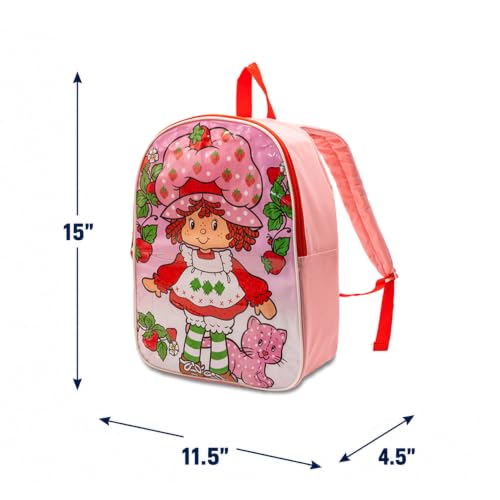 Fast Forward Strawberry Shortcake Kids Backpack - School Backpack for Girls by Fast Forward - Used condition - Image 4