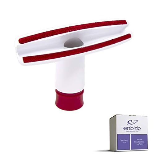 Enbizio - Premium Vacuum Replacement Parts & Accessories for Shark Rotator Upright Professional Lift Away Nv500 Nv501 Nv502 - Upholstery Pet Hair Brush Tool Attachment - White & Red