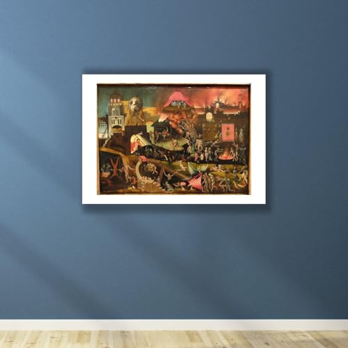 Jérôme Bosch Christ dans les limbes impression d'art mate Spiffing Prints - 5