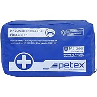 Petex Verbandtasche KFZ-Verbandtasche, blau, aktuelle Norm 2022, Inhalt nach DIN 13164:2022 – Ansicht 2