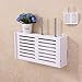 WiFi/WLAN günstig Kaufen-FACULX Wall-mounted WiFi Storage Box,Wall Hanging Wifi Router Storage Shelf TV Set-Top-Box Wall Storage Decorative Box