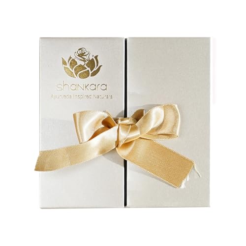 SHANKARA Gift Set, Skincare Gift Set Trial Combo with Kumkumadi and Hair Scalp Nourishment Oil 5ml Each, Rich Repair Moisturizer 5ml, Hydrating Cleanser 12ml, and Calming Mask 5ml SHANKARA Gift Set, Skincare Gift Set Trial Combo with Kumkumadi and Hair Scalp Nourishment Oil 5ml Each, Rich Repair Moisturizer 5ml, Hydrating Cleanser 12ml, and Calming Mask 5ml