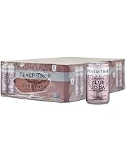 Fever Tree Club Soda Club Soda - Premium Quality Mixer - Refreshing Beverage for Cocktails &amp; Mocktails. Naturally Sourced Ingredients, No Artificial Sweeteners or Colors - 5.07 Fl Oz (Pack of 24)(Packaging May Vary)