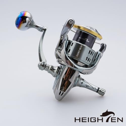 HEIGHTEN Fishing Spinning Reel Stand for Shimano Stradic FL FM Stella Vanford Vanquish Nasci Twinpower Daiwa Fuego Ballistic Certate Exist Luvias Tatula (45mm - Sliver) (277) - Thumbnail 2