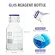 ALWSCI 250 mL Labor Weithals Glasflasche Medienflaschen, Aufbewahrungsflaschen Laborflaschen mit GL45 Schraubverschluss, Borosilikat 3.3 Glas, 1 Pack