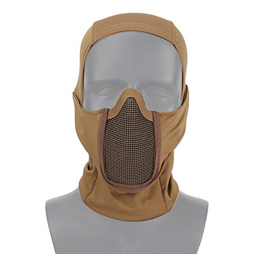Taktische Ausrüstung Atmungsaktive Sturmhaube Netzmaske Vollgesichtsmaske Airsoft CS Jagd Radfahren Kapuze Nackenwärmer